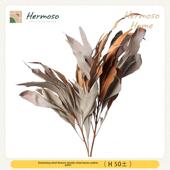 HERMOSO 饰品摆件陈设植物室内 永生干花彷真花树枝树叶干枝假花装
