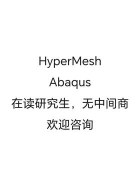 答疑代做abaqus/hypermesh/Ls-dyna：有限元分析/网格画分