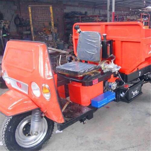柴油三轮车1吨工程工地用18马力拉沙子混凝土的货运输车三轮汽车