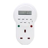 英国定时器插座英国标准数字定时器英国香港澳门智能7天周期13A时