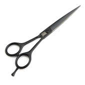 美发剪刀 6.0 华尔个性 7.0寸黑色 理发剪尖刀头平剪 6.5