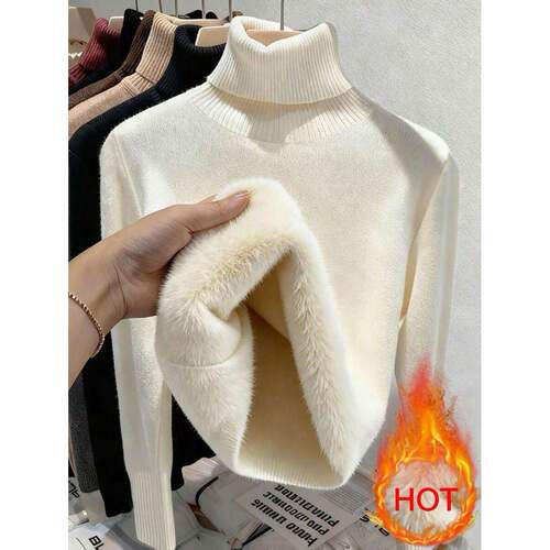 H 70669 Fleece Turtleneck 加绒领毛衣