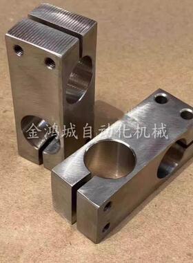不锈钢RDE41 SLKD光轴十字固定夹连接块同径十字支座支架异径交叉