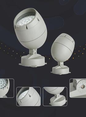 别墅园林庭院射树灯景观照树灯3W6W9W12W18W36W72W地插灯投光灯