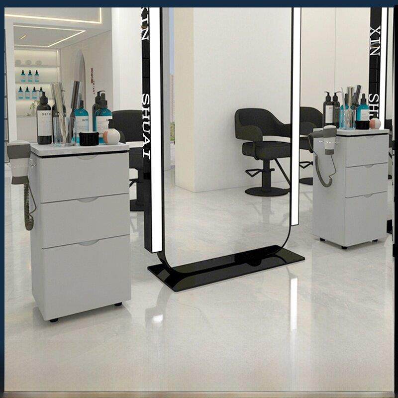 采购产品美容院工具柜，美发沙龙镜子，特殊抽屉柜，理发木柜，理