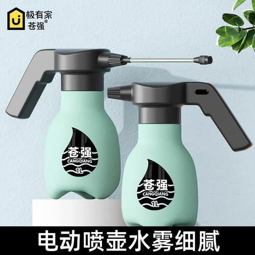 电动浇花喷壶超细雾大容量园艺浇水壶喷水壶家用清洁消毒洒水壶