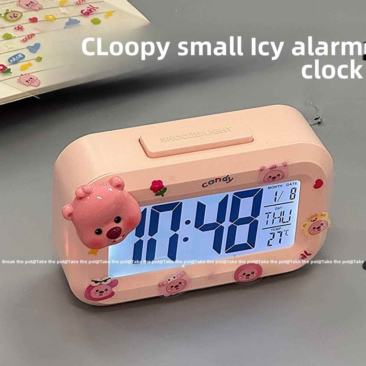 可爱loopy露比周边闹钟时钟计时器三合一初高中生专用宿舍高颜值