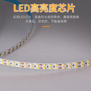 led24V低压灯带双排灯240珠家装 自粘吊顶货柜套管防水软灯条商用