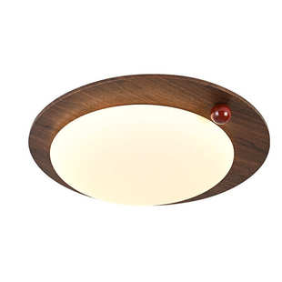 中古风吸顶灯餐厅灯主卧室客厅房间灯复古侘寂风书房间灯中山灯具