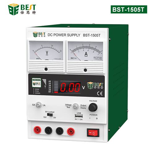 手机维修电源15V5A直流稳压电源指针数显可调电源1505T