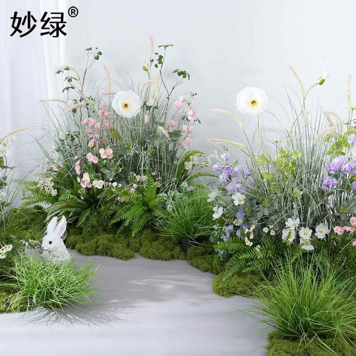 仿真花造景假花绿植装饰室内软装摆设橱窗景观芦苇草植物高级花艺
