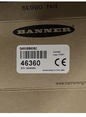 邦纳BANNER液位开关Q45UBB63BC150mADC12~24V
