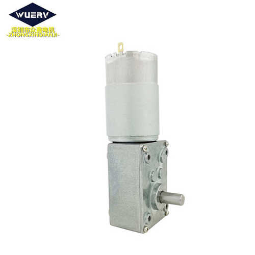 永磁扭矩-电机直流微型大涡涡轮减速齿轮a58金属马达杆12v24v555