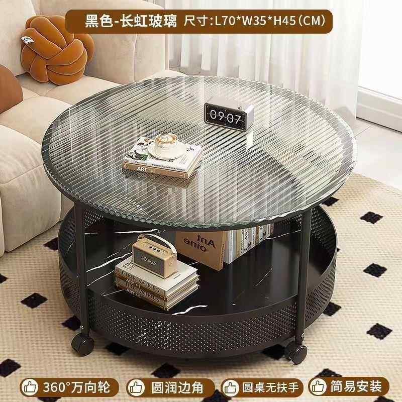 简约移动沙发茶边几层置置物架搁板家用收纳多功能几物架ZYZ小VS
