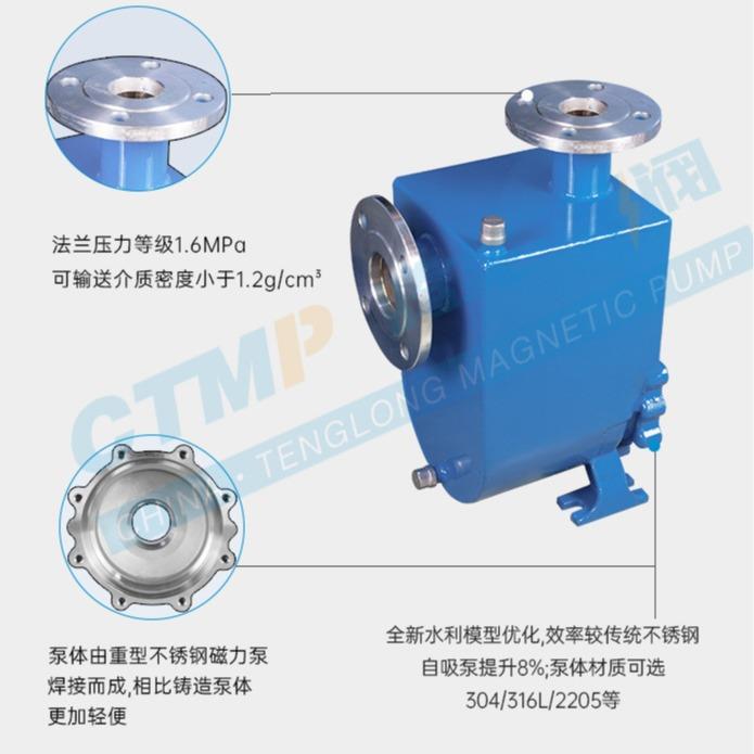TMC-Z不锈钢自吸泵 自吸排污泵 工业级卧式吸水自吸泵