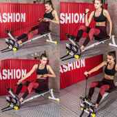 正品 斯诺船机家德用收机静音折腹叠减肥拉力绳瘦画肚子健身器材