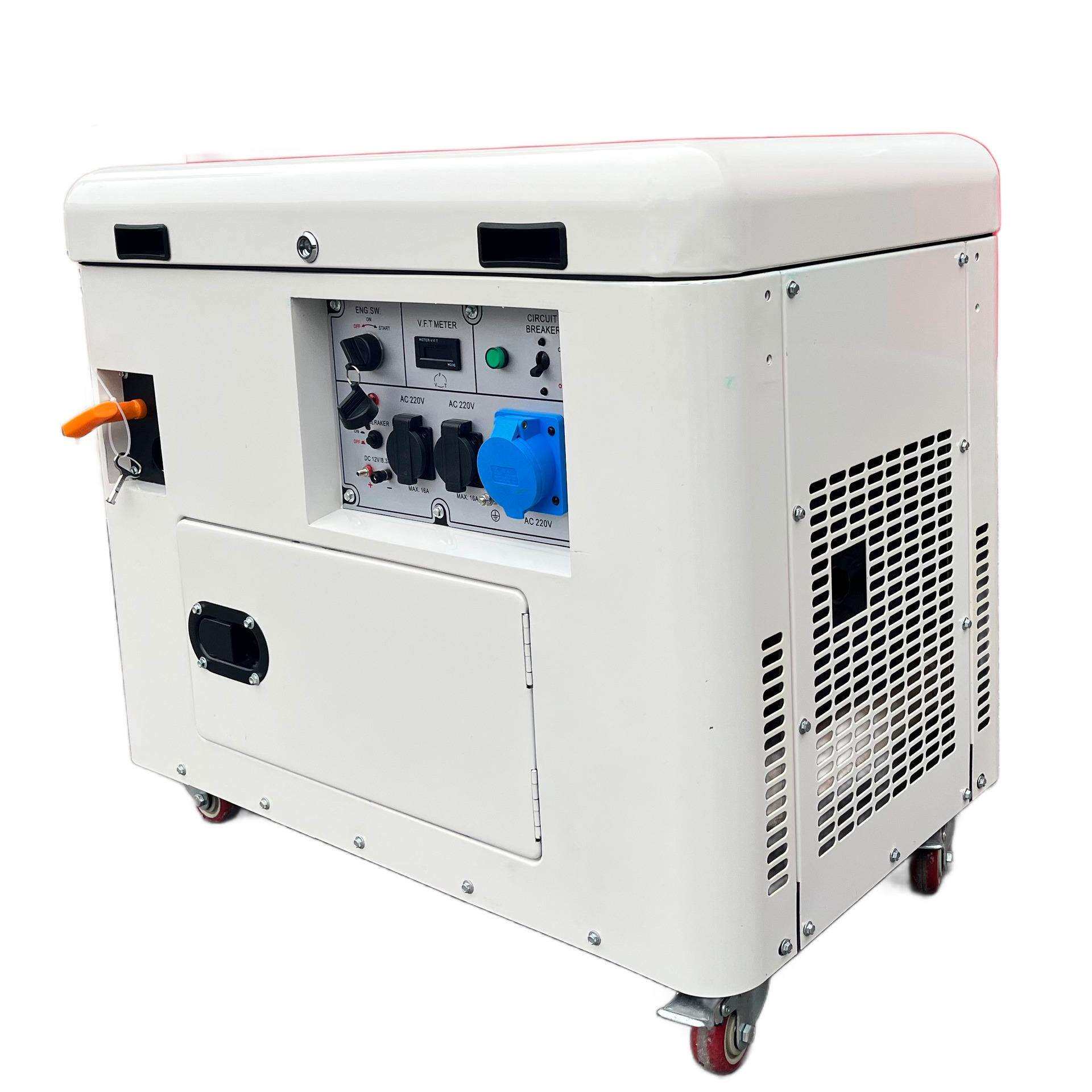 贝隆厂商直供8kw润通动力小型单缸静音三相220V/380V汽油发电机组