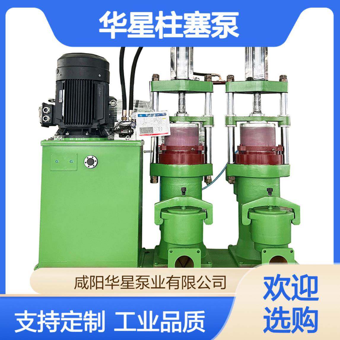 污水处理用柱塞泵压力可达20MPa流量可调超耐磨阀组低故障率