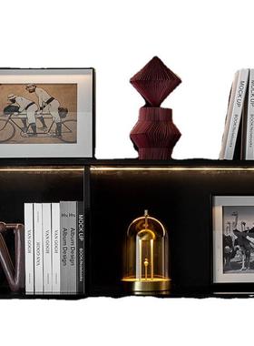 ∮书柜书架办公室装饰柜隔陈设断装饰品装饰书假书书档美式