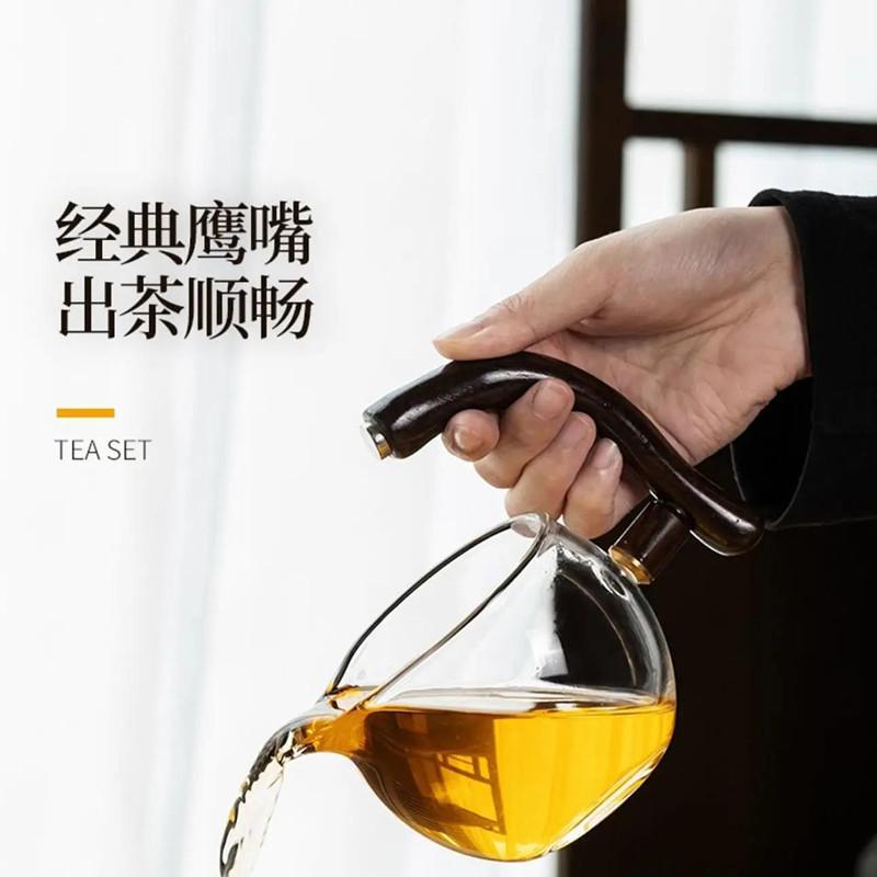 功夫茶工厂直销耐热玻璃功夫茶具