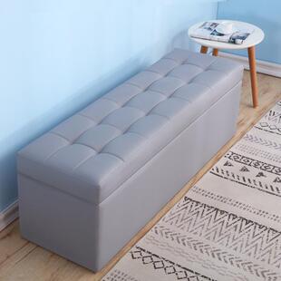 柜服装 店沙发长方形床尾收纳凳子储物可坐长条凳 凳家用门口鞋 换鞋