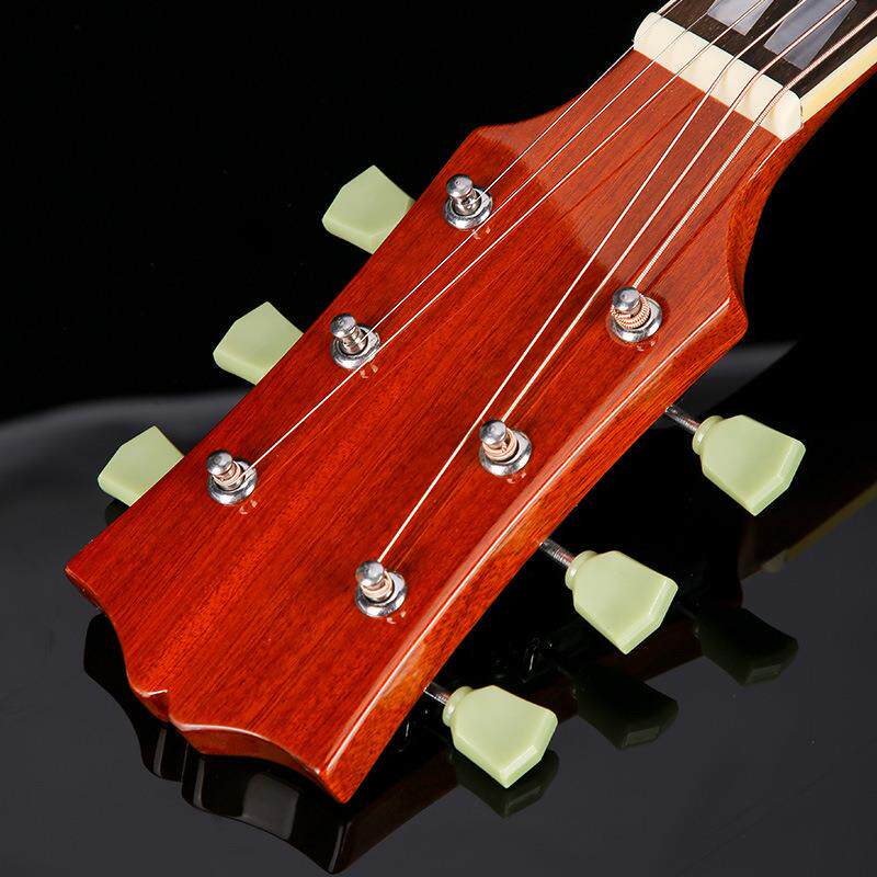 41寸圆角单板吉他云杉沙比利民谣吉他新手入门抛光吉他Guitar