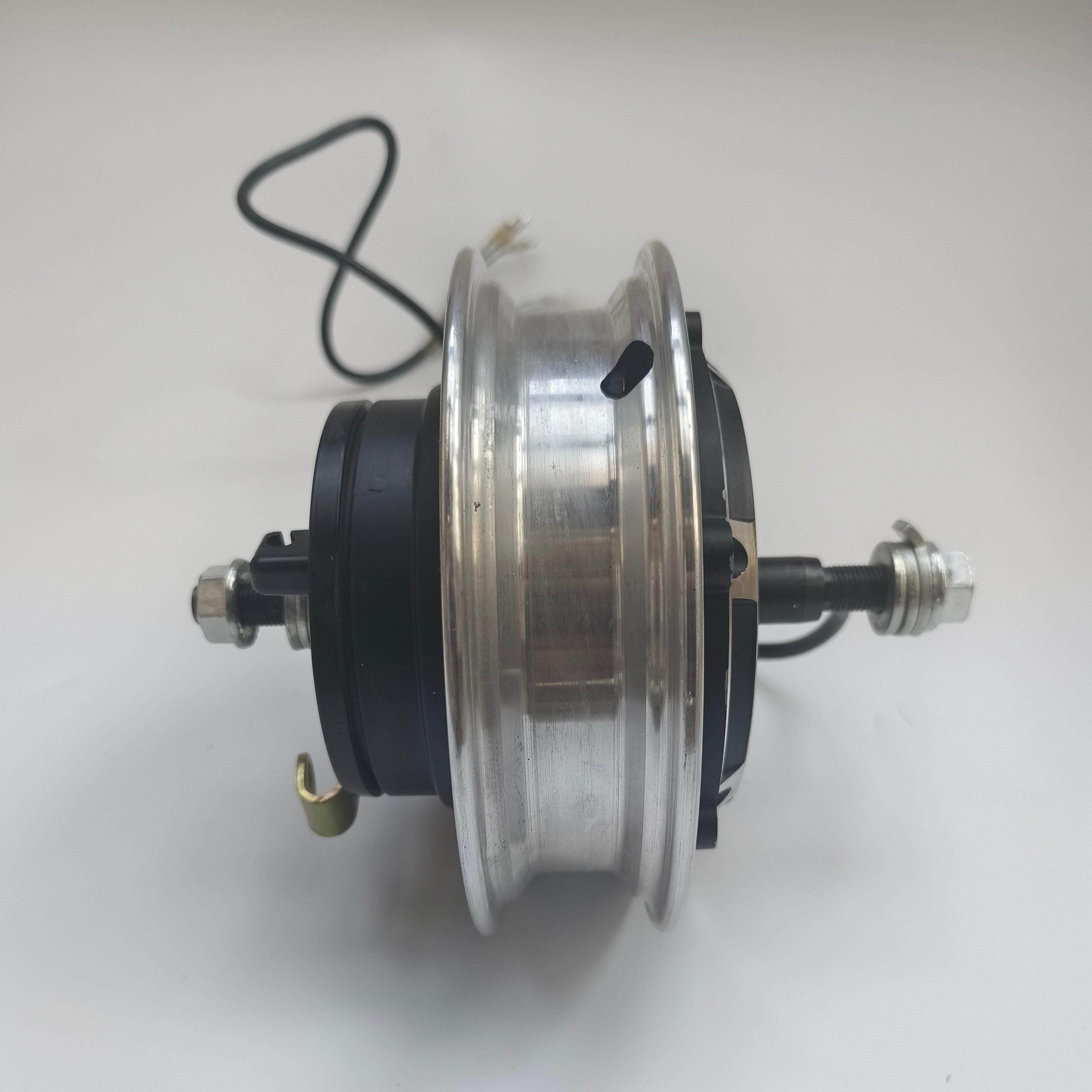 小哈雷10寸无刷轮毂电机24V36V48V350W500W电动滑板车鼓煞电机