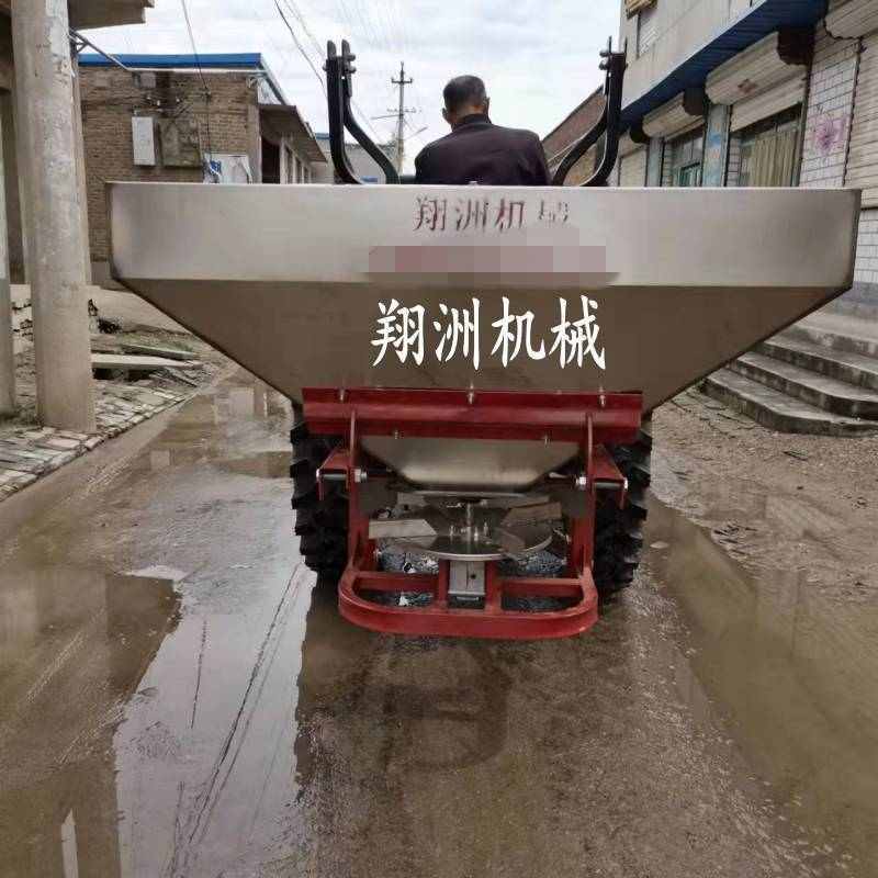 不锈钢撒肥机拖拉机后悬挂洒肥机农用颗粒肥料扬肥机带搅拌单圆盘