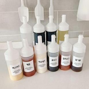 日本塑料油壶调料瓶调味酱挤压瓶汁醋收纳瓶番茄酱沙拉分装小瓶子