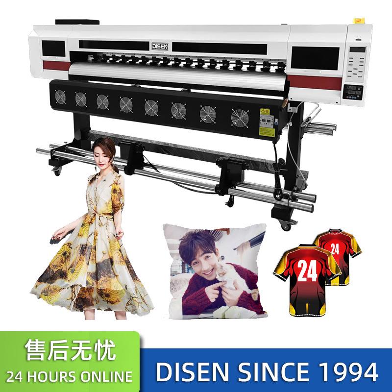 数码印花浅色化纤涤纶热升华打印机纺织服装布匹裁片卷对卷印花机