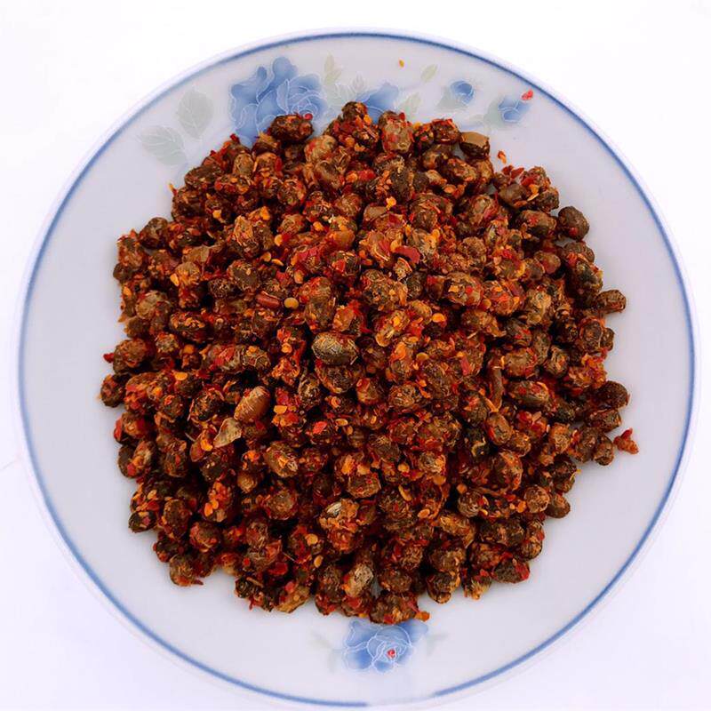 湖北恩施特产利川农家自制干豆豉香辣豆食麻辣干豆豉下饭菜400g