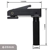 19MM木工制桌洞快速夹34英MF狗洞固定夹木板定位T夹木工桌夹具