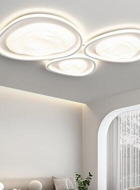 2KMD05新2款全光谱奶油风厅灯现代主简约大气吸顶灯客中山灯具厂