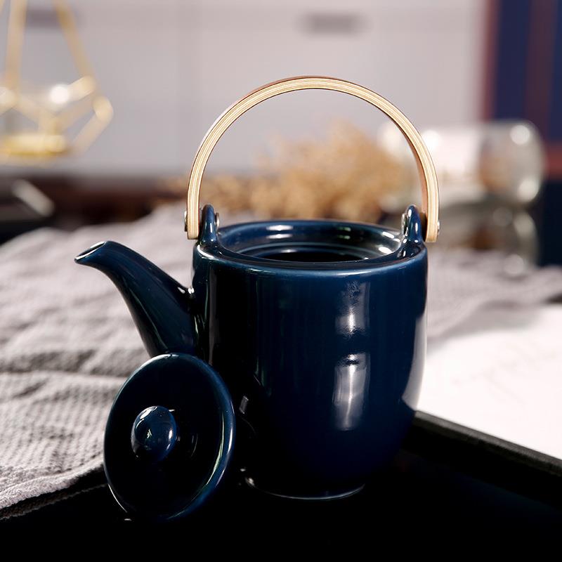 现代简约风一壶两杯水具套装家用冷水壶花茶壶茶杯套装带托盘