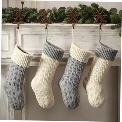 Color-coded Christmas decoration tree stocking gift bag