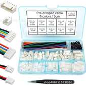 2.54mmXH连接器插座套件预压接电缆线234567针外壳电缆公母连接器