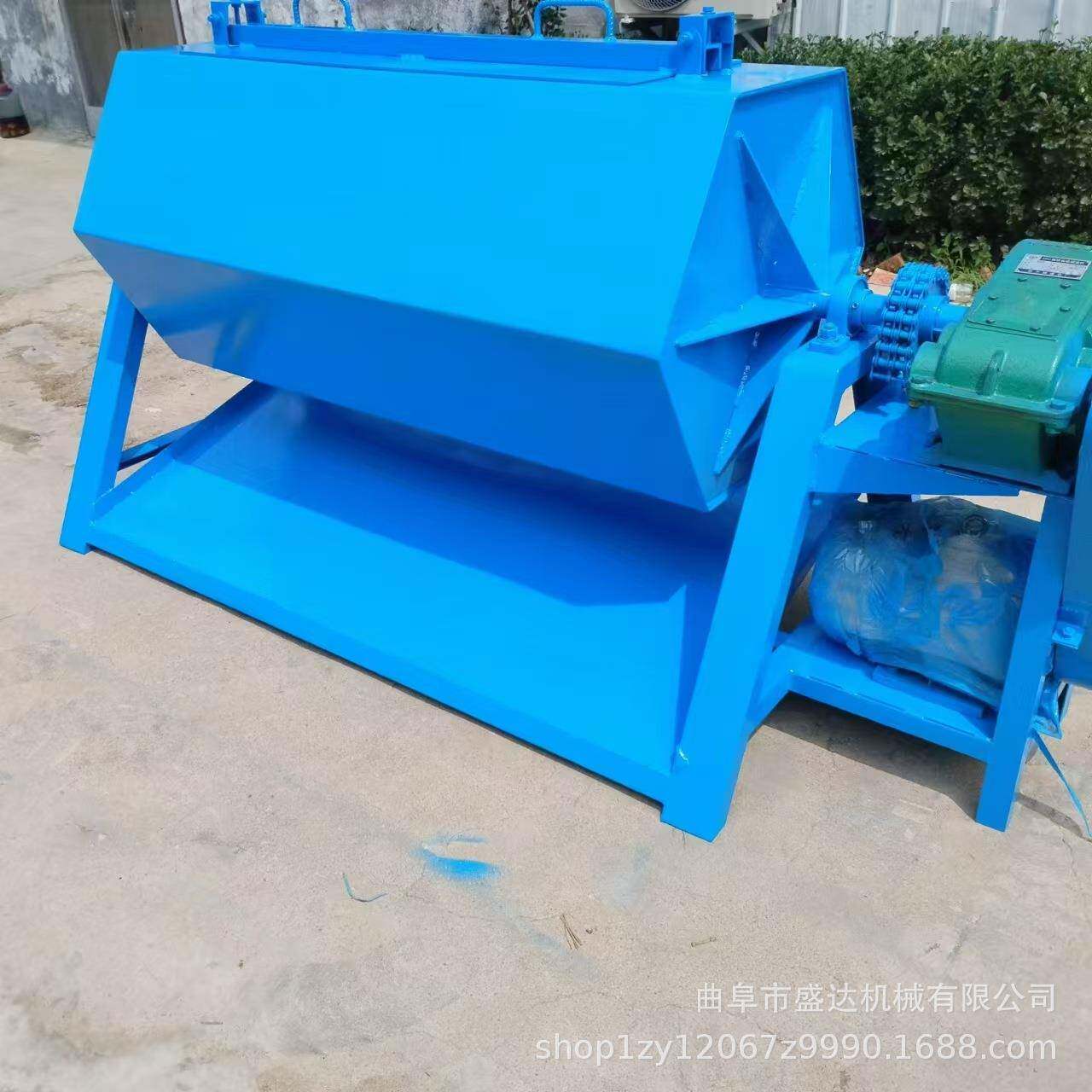 麻将块去毛刺倒角多用途小型滚筒抛光机金属物料批量处理研磨机