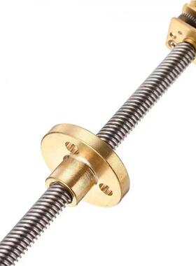 T5快速螺纹N20减速电机160MM长丝杠不锈钢带法兰 多款转速现货