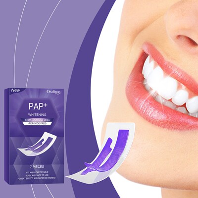 ORALHOE Purple Oral Teeth Strips Gentle Freshness for Oral C