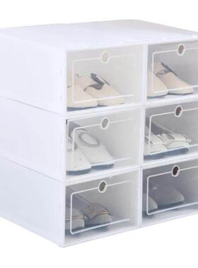 3PCS Transparent plastic shoe box dustproof Shoes cabinet