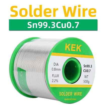 KEK工厂 环保锡线 环保锡丝 500克 少烟 Sn99.3Cu0.7 环保焊锡线