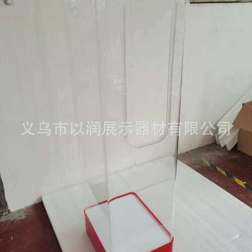 以润圆形枕桶亚克力U型颈旅行枕靠枕展示架飞机枕头展柜厂家直售