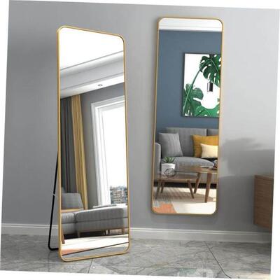 metal frame rack full-body mirror wall mirrow Bedroom mirror