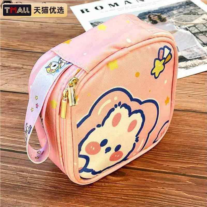 可爱卫生棉收纳包姨妈巾月事包卫生棉收纳袋学生少女大号大容量m