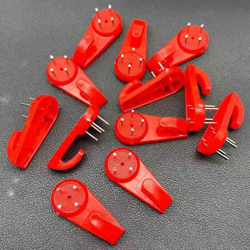 红色免打孔相框无痕钉强力挂钩墙上照片钉婚纱照画 画隐形钉子壁,家居饰品,装饰挂钩,淘宝优惠券,粉丝福利购,淘宝优惠卷