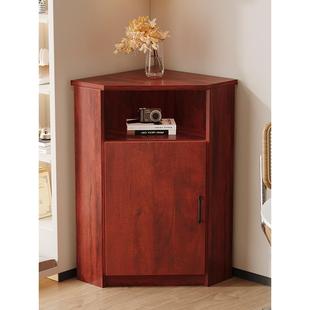 ?转厅角柜墙角柜墙客头储物餐边靠柜收纳柜卧室床413斗柜三角形拐