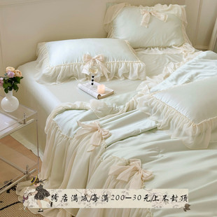 春闺夏至︱公主蝴蝶结夏季天丝空调被夏被四件套凉感丝滑裸睡床品
