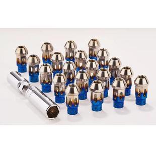 防盗螺母M12 汽车改装 钛合金轻量化16 M14 轮胎螺母