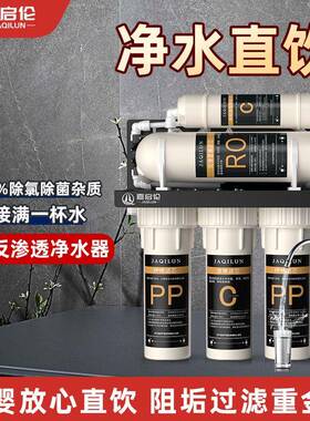 工厂直销净水器大流量RO反渗透机洗菜纯水净水机净化器除水垢家用