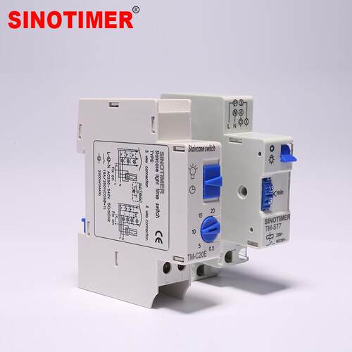TM-ST7 7分钟间隔楼道定时器石英机械式时控开关 220V导轨安装